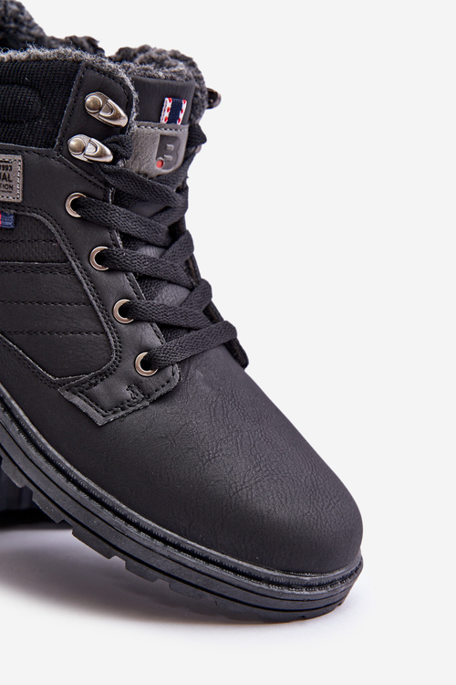 Чоловічі теплі черевики McBraun чорного кольору