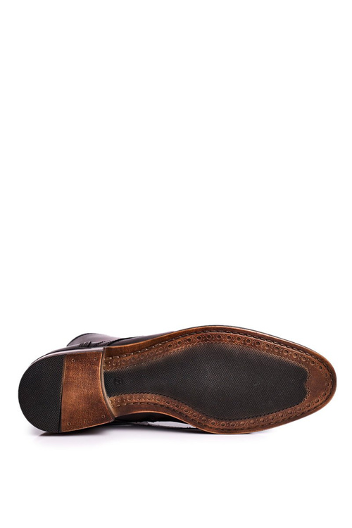 Черевики чоловічі шкіряні коричневі Bruno