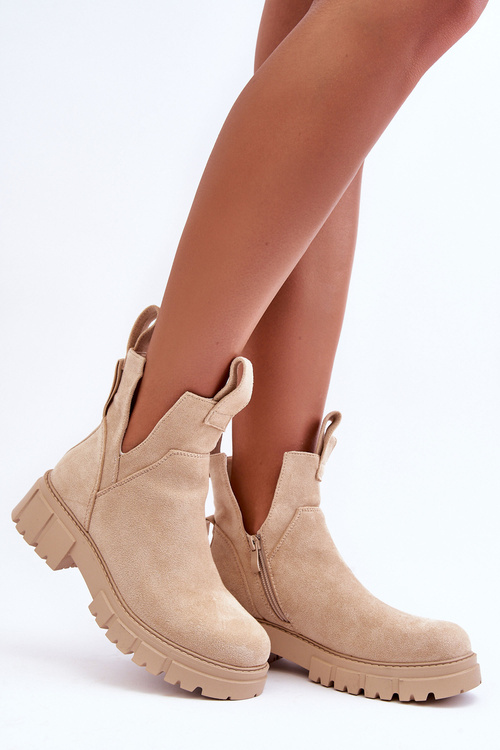 Робочі черевики з вирізом Light Beige Heaven
