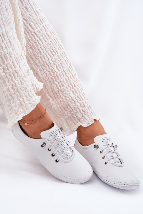 Шкіряні Полуботинки Жіночі Artiker 54C0838 Білі