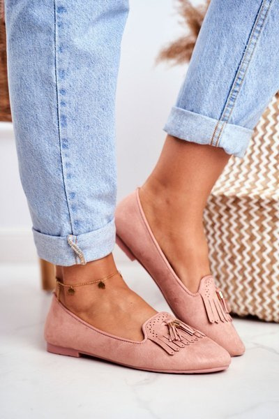 Жіночі лофери Pink Lords Fringe Blue Therese