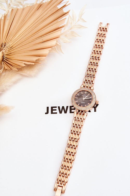 Сталевий жіночий годинник Giorgio&Dario Rose Gold