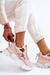 Жіноче спортивне взуття на платформі Pink Minea