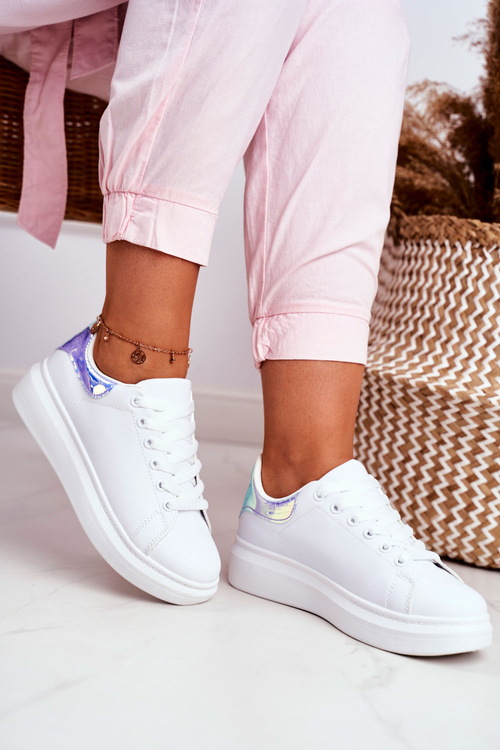 Жіноче спортивне взуття Lu Boo White Metallic Blue Matilda