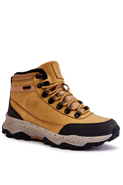 Чоловічі теплі трекінгові кросівки Cross Jeans KK1R4026C Camel