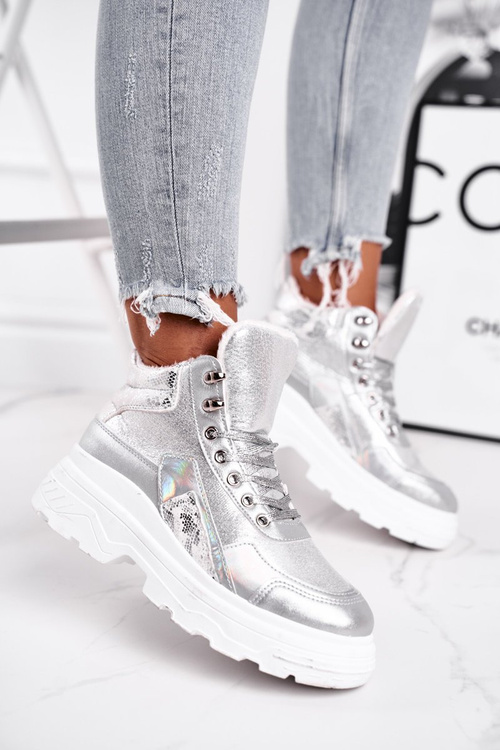 Жіноче спортивне взуття Warm High Silver Davan