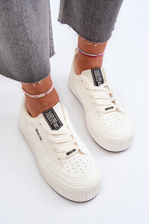 Жіночі кросівки на платформі Big Star NN274254 Білі