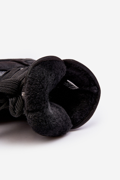 Жіночі зимові черевики зі шнурівкою D.Franklin DFSH370006 Чорні