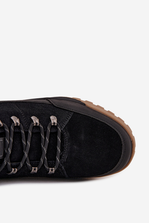 Замшеві Чоловічі Туристичні Черевики Big Star SS174265 Чорні