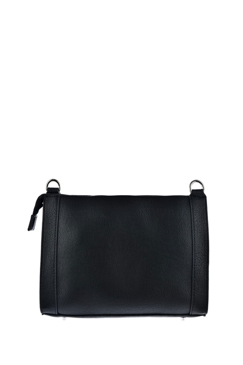 Шкіряна сумка-мессенджер із заклепками Big Star KK574136 чорна