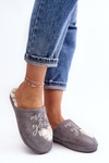 Блискучі жіночі тапочки Grey Geraja