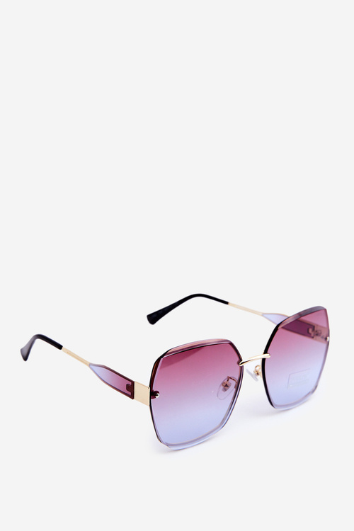 Жіночі сонцезахисні окуляри з затемненими лінзами UV400 коричневого кольору