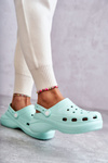 Жіночі поролонові тапочки Crocs Mint Coline