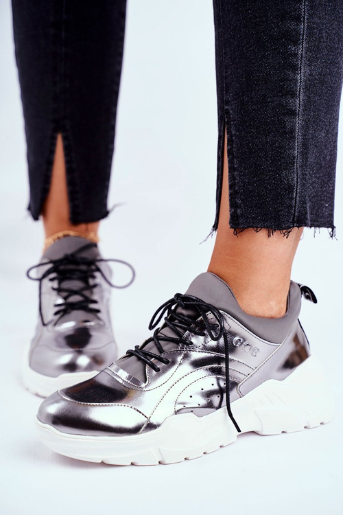 Шкіряне спортивне взуття Кросівки GOE GG2N3040 Pewter