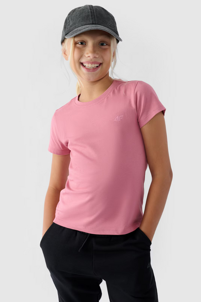 Футболка для дівчинки Smooth Cotton Fuchsia 4F 4FJWMM00TTSHF1658-56S