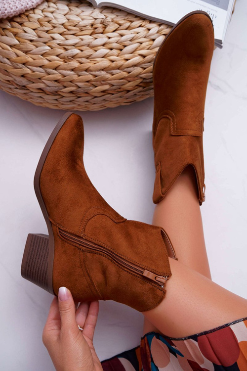 Жіночі ковбойські чоботи на плоскій підошві Camel Telifa