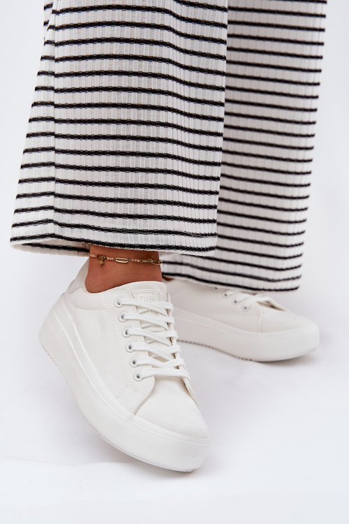 Жіночі Текстильні Кросівки На Платформі Big Star RR274463 Білі