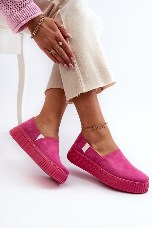 Жіночі кросівки на платформі NN276009 Memory Foam System Fuchsia