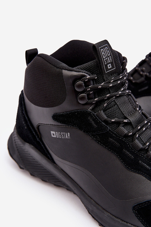 Чоловіче утеплене трекінгове взуття Black Big Star MM174334