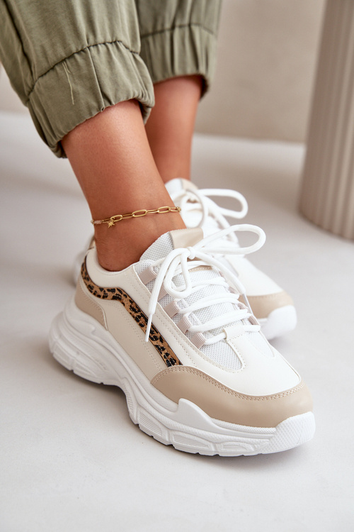 Жіноче спортивне взуття на платформі білі Henley