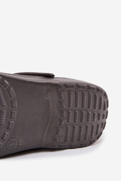 Чоловічі шльопанці сандалі сірі