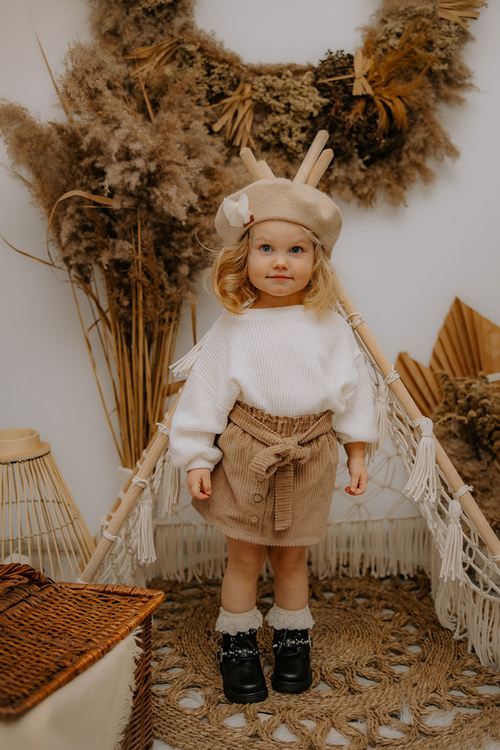 Чоботи дитячі теплі з хутром чорного кольору