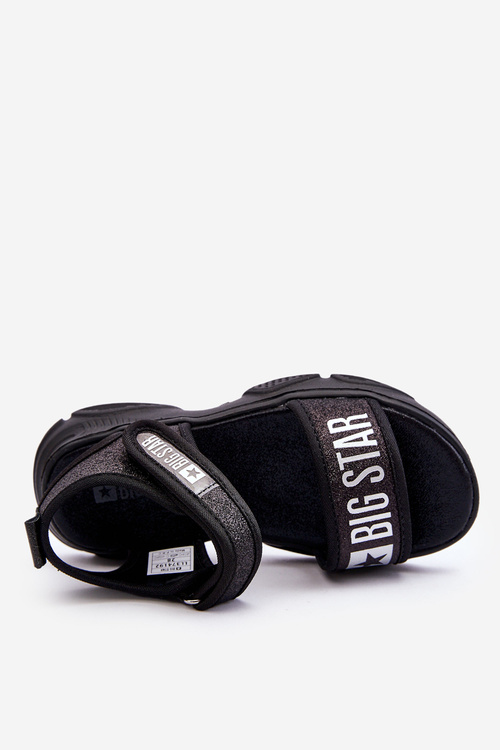 Дитячі босоніжки на липучці Big Star LL374192 Чорні