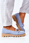 Замшеві мокасини Lewski Shoes 3040 Light Blue