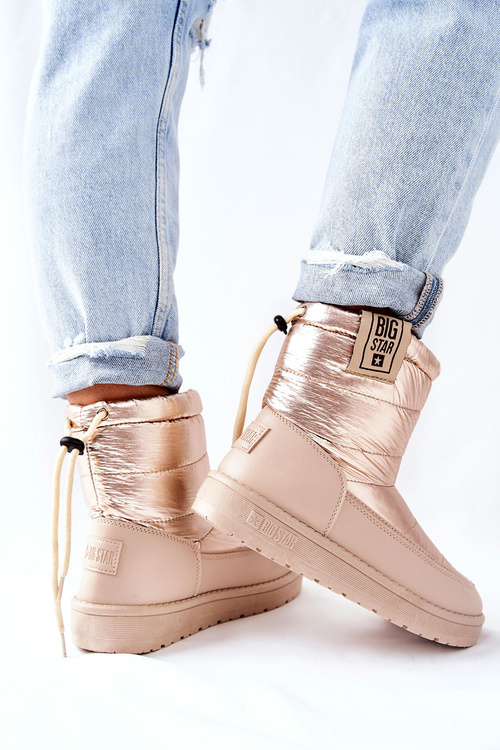 Жіночі зимові черевики Big Star II274121 Бежеві