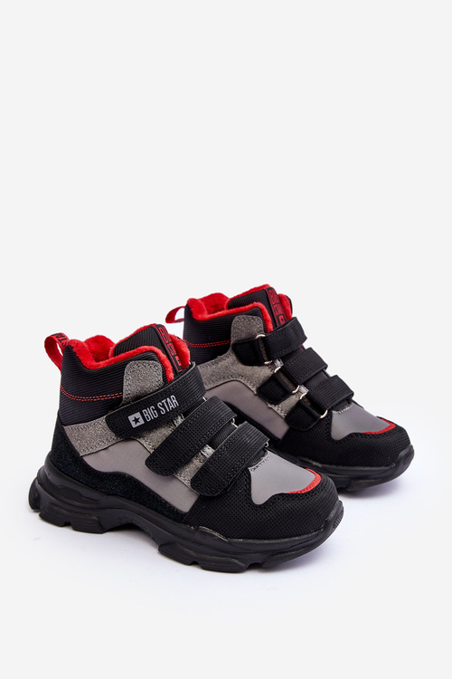 Дитячі снігові черевики Trapper Insulated Grey Big Star MM374170