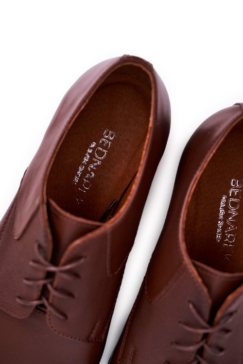 Чоловічі шкіряні мокасини BEDNAREK Коричневий