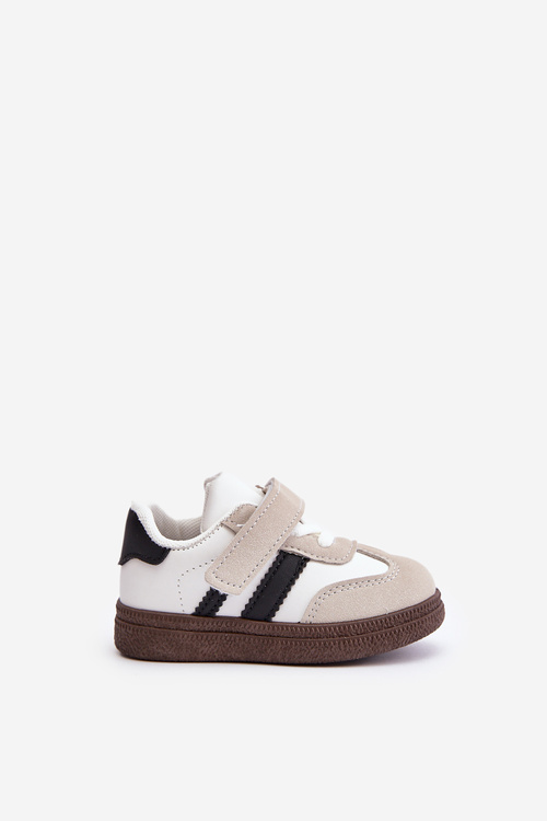 Дитячі кросівки на липучці білі Tromella