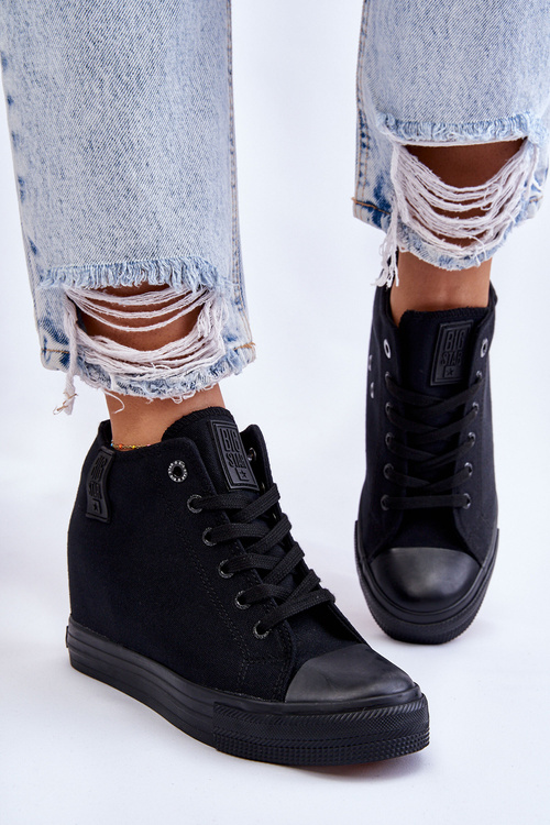 Високі кросівки Hidden Wedge Big Star LL274034 Чорні