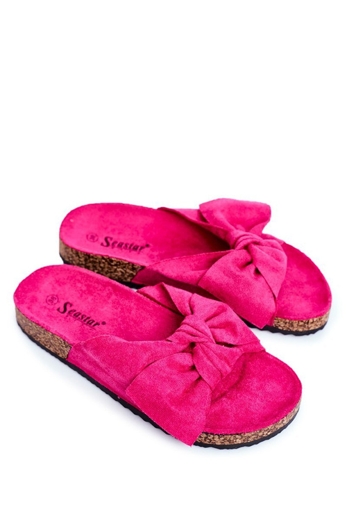 В'єтнамки з пробковою підкладкою кольору фуксії Wendy