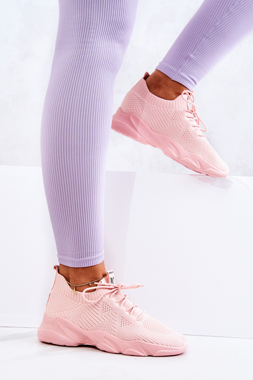 Спортивне взуття Кросівки Тканина рожева Nolene