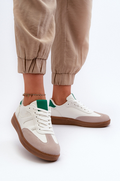 Низькі жіночі білі спортивні кросівки Uvetta