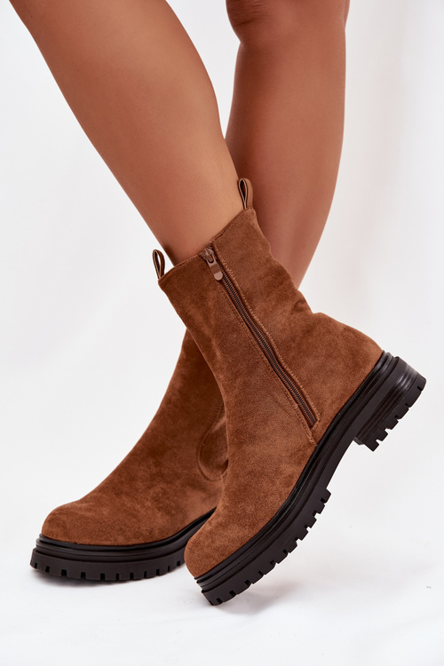 Жіночі челсі на блискавці Camel Julienne