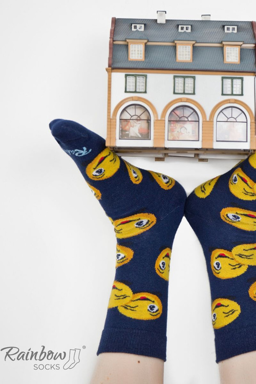 Веселка Шкарпетки Смайли Смайл Смуток Розумний 3 Пари