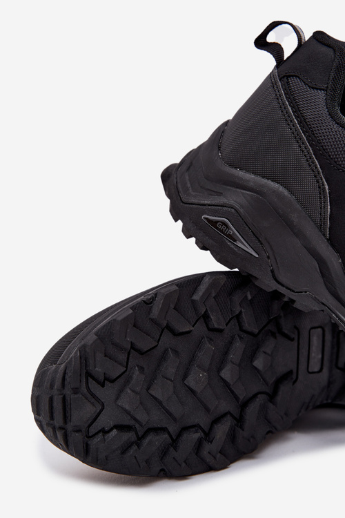 Чоловіче Спортивне Взуття для Туризму Чорне Thessira