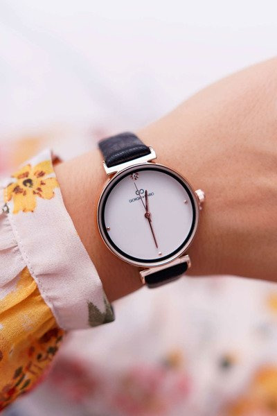 Жіночий годинник Giorgio & Dario Black White Donara