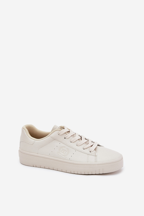 Низькі Жіночі Кросівки З Еко Шкіри Big Star NN274578 Бежеві