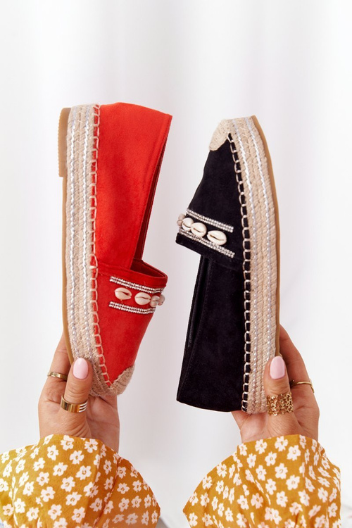 Еспадрільї на платформі з мушлями Black Sea Shell