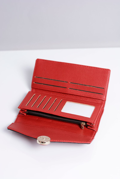 Великий жіночий червоний гаманець