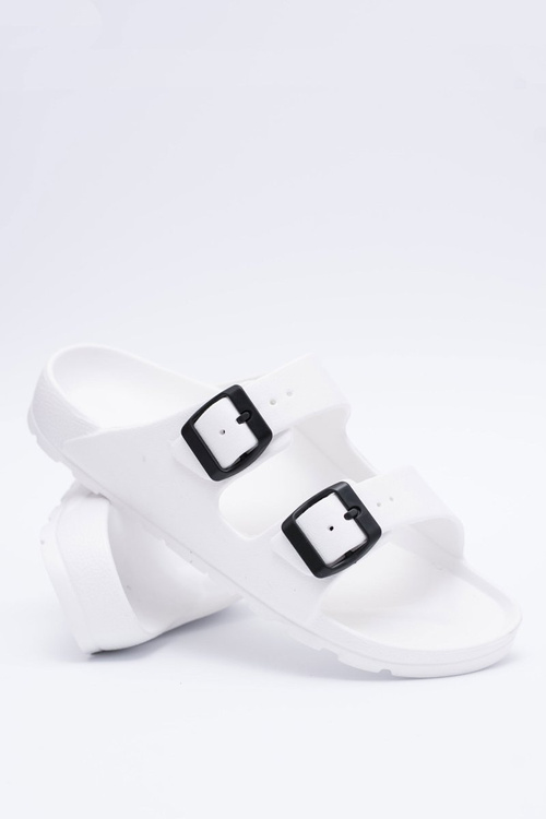 Жіночі легкі садові шльопанці білі