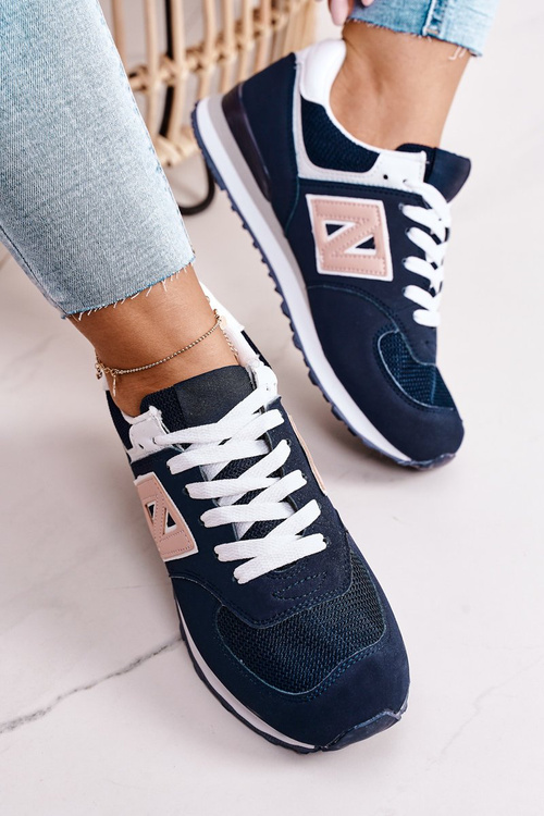 Жіноче спортивне взуття Кросівки синьо-рожеві Last Minute