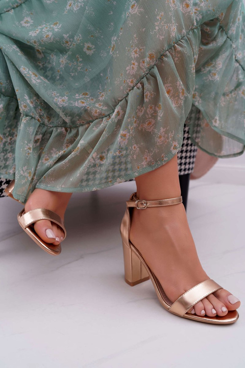 Жіночі босоніжки на шпильці Classic Champagne Fiji