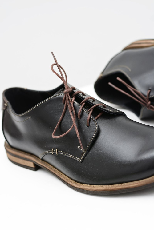 Елегантні чоловічі чорні напівчеревики Feliciano