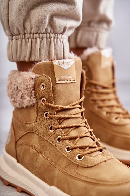 Теплі черевики Trappers Lee Cooper LCJ-22-44-1361L Бежеві