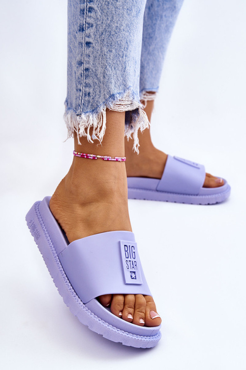 Жіночі тапочки Big Star LL274431 Світло-фіолетовий