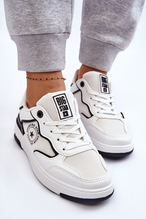 Жіноче спортивне взуття Big Star LL274440 Чорно-біле